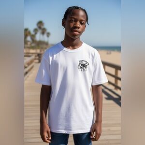 White Summer Vibes Graphic T-Shirt